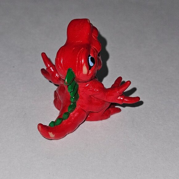 2 Digimon Figures Lot  Digital Monsters 1.5" Red Tyrannomon 1.75" Zudomon - Picture 4 of 13